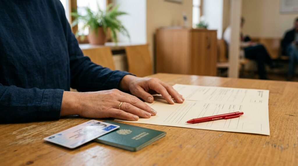 Ausländischer Führerschein und österreichischer Scheckkartenführerschein nebeneinander